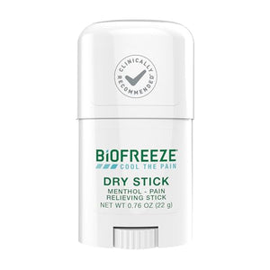 Biofreeze Dry Stick, Mess-Free Relief for Neck, Shoulder, Knee, Hip, Hand & Joint, Cooling Menthol Pain Relief Stick, Up to 100 Uses BiofreezeBuy Supplements Australia