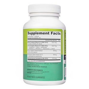 LIVELY VITAMIN CO. Great Guts Probiotic - 25 Billion CFU Probiotic - Balance Gut Microbiome, GI Tract, Inflammation, Indigestion, Reflux, Upset Stomach, & Diarrhea - 90 Caps LIVELY VITAMIN CO buy supplements Au