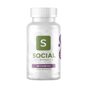 supplement products​Social Naturals Women's Probiotic for Total Body Balance | 12 Strains with Lactobacillus & Bifidobacteria | Digestive, Vaginal & Immune Support | 20 Billion CFU | Vegan - JerryCherryUSA