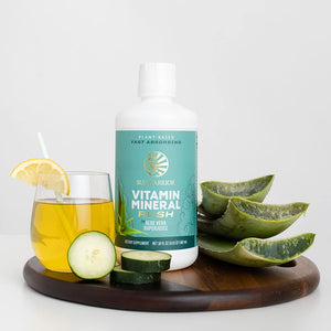 Sunwarrior Liquid Multivitamin Supplements & Minerals Vegan Plant-Based with Aloe Vera for Men and Women | Energy & Immune Support Gluten Sugar Dairy Free | 30 Fl Oz SunwarriorBuy Supplements Australia