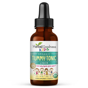 Kids Tummy Support Tonic Liquid Extract, Tasty Digestive System Support Supplement for Kids -1oz - Herbal Goodness Herbal GoodnessBuy Supplements Australia