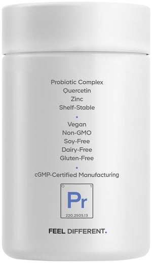 Codeage Probiotic+ 100 Billion CFU Supplement - 12-Strain Probiotic Blend, Organic Prebiotic Fiber, Postbiotics, Vitamin D3, Zinc Bisglycinate, Quercetin - for Men & Women - Non-GMO- 30 Capsules CodeageBuy Supplements Australia