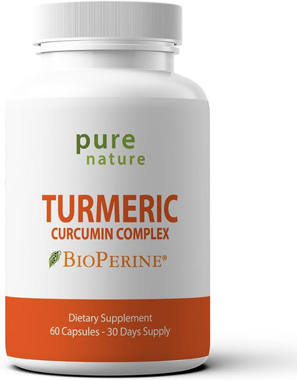 PureNature Turmeric Curcumin with BioPerine Turmeric Nature
