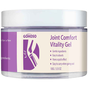 Joint Purple Gel, Cooling Massage Cream with Turmeric for Back, Neck, Joints & Muscles – Hydrating Gel for Active Lifestyles