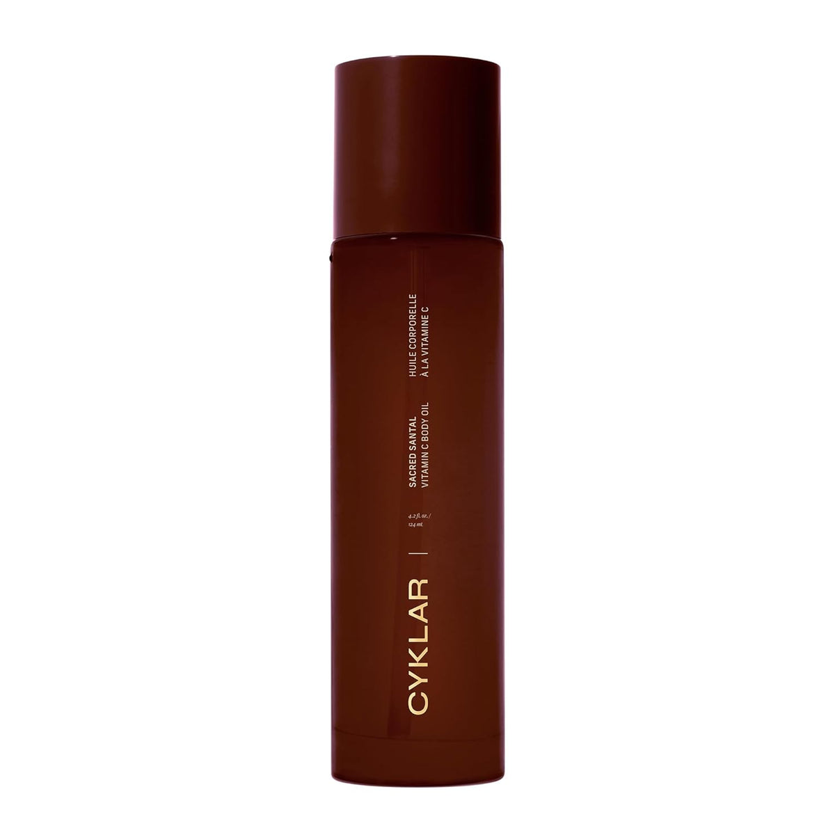 CYKLAR Vitamin C Body Oil for Women and Men. Moisturizing Sacred Santal Scented Body Serum for Glowing Skin