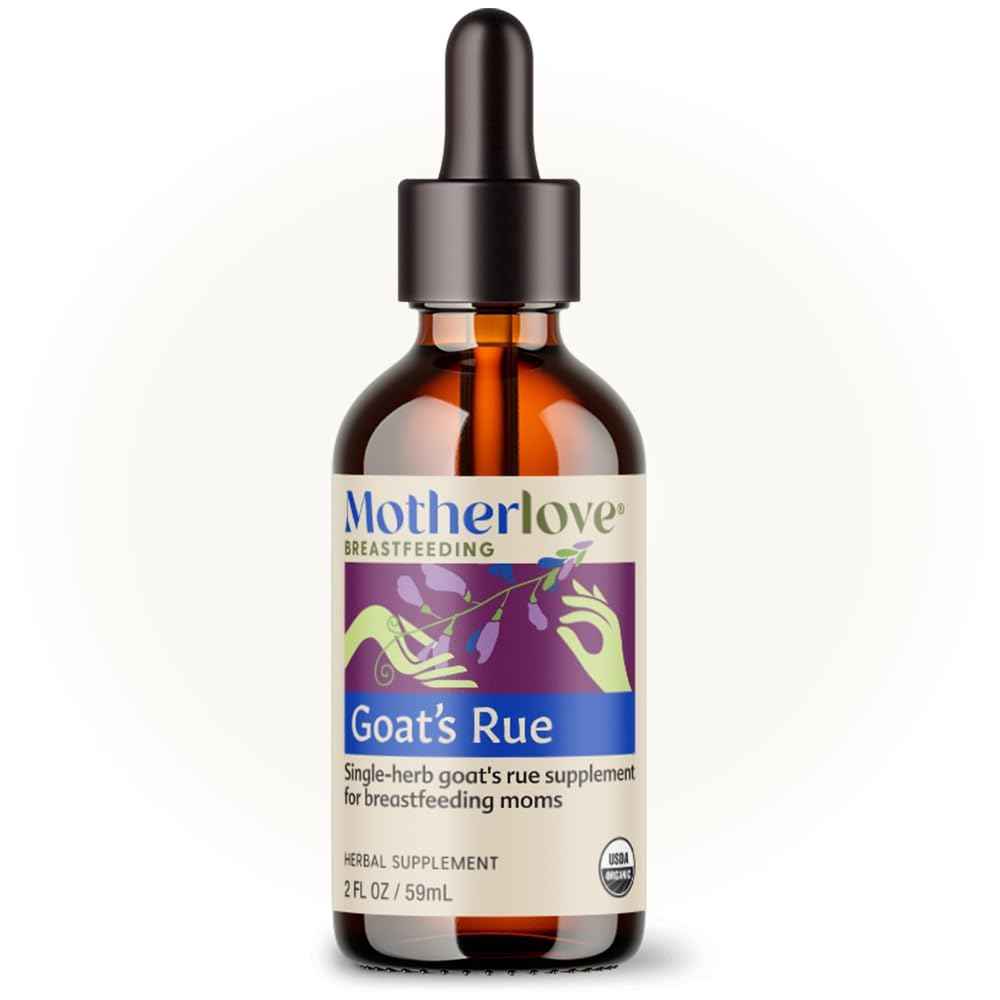 Motherlove Goat’s Rue (2 Ounce Tincture) Lactation Supplement for Breast Tissue Development & Breast Milk Supply Optimization