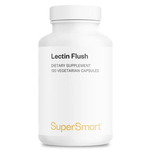 Supersmart - Lectin Flush - Lectin Blocker Shield Supplement - Digestive Support & Detox - Intolerances & Food Allergies - Intestinal Health | Non-GMO & Gluten Free - 120 Vegetarian Capsules SupersmartBuy Supplements Australia