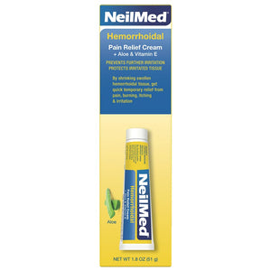 NeilMed Hemorrhoidal Pain Relief Cream with Aloe & Vitamin E, Hemorrhoid Treatment, Pain Relief, Relieves Burning, Itching and Discomfort, 1.8 oz. NeilMedBuy Supplements Australia