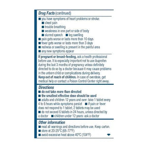 Advil Pain Reliever and Fever Reducer, Ibuprofen 200mg for Pain Relief - 50 Coated Tablets AdvilBuy Supplements Australia