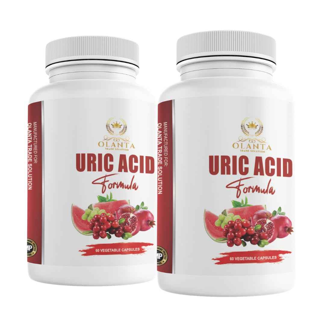 Generic Uric Acid Advanced Formula - URIC Acid Complex - antioxidants Supplements for Women, Water Away, Pomegranate, Tart Cherry, Green Coffee Beans,