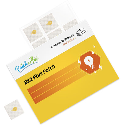 B12 Energy Plus Topical Patch by PatchAid 30-Day Supply