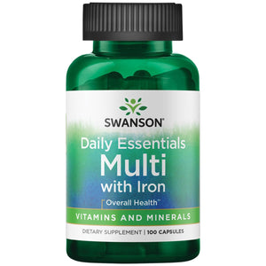 Swanson Multi and Mineral Daily Men's Women's Multivitamin Multimineral Health Supplement 100 Capsules (Caps) SwansonBuy Supplements Australia