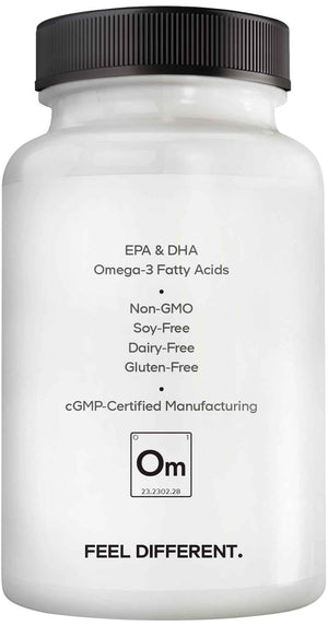 Amen Omega-3 Supplement - 1500mg High-Potency Daily Omega 3 - EPA and DHA Fatty Acids Fish Oil - 45-Day Supply - Fatty Acid Supplements - Fish Oil Pills