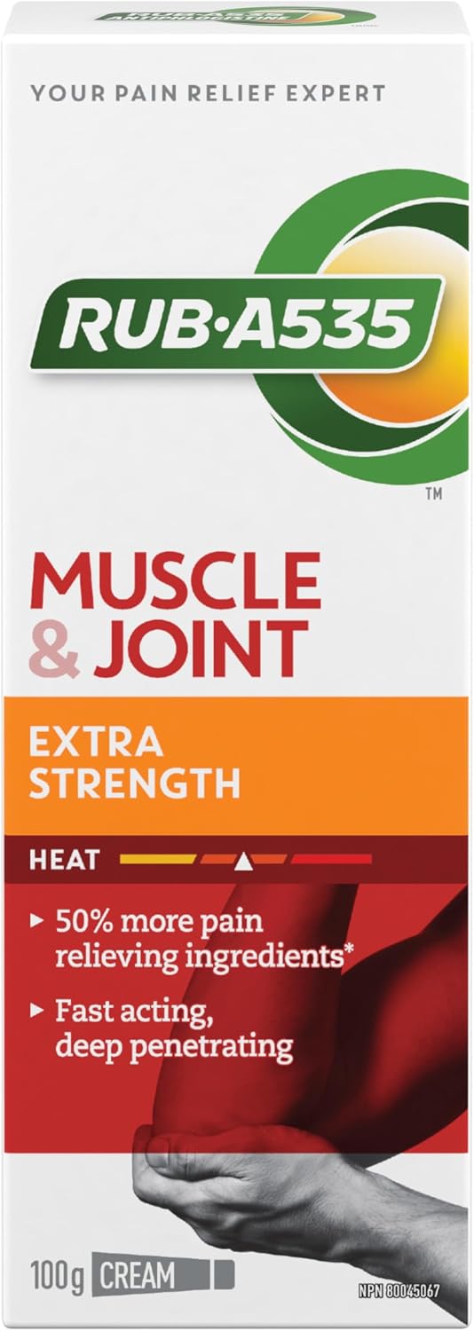 RUB A535 EXTRA STRENGTH CREAM For Relief of Arthritis, Rheumatic Pain, Muscle Pain, Joint & Back Pain 100 g