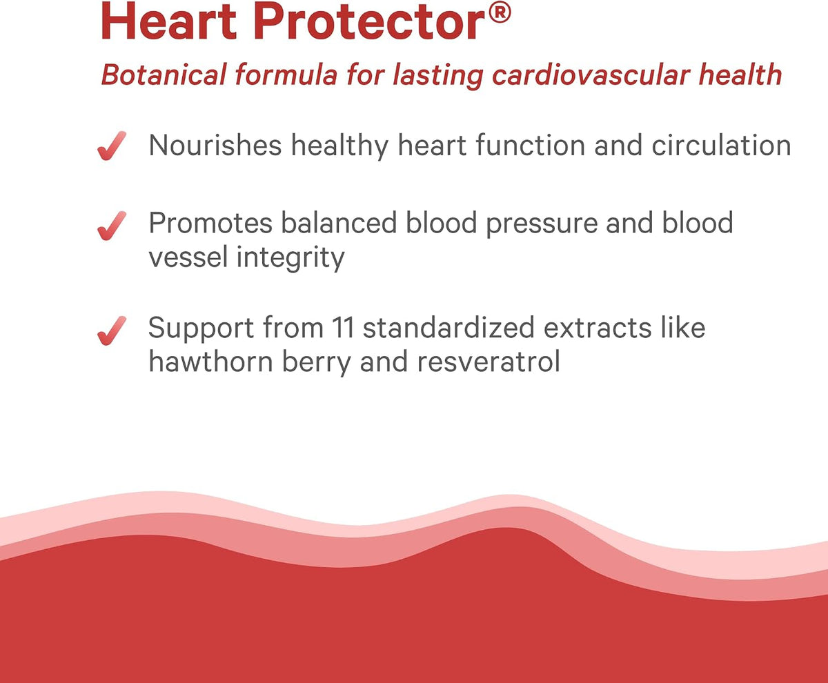 PURE SYNERGY Heart Protector | Organic Holistic Heart Supplement with Organic Hawthorn Berry, Resveratrol, and Nattokinase | for Blood and Vascular Support (60 Capsules)