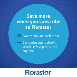 Florastor Probiotics for Digestive and Immune Health, 30 Capsules, Probiotics for Women & Men, Helps Flush Out Bad Bacteria, Boosts The Good with Our Unique Strain Saccharomyces Boulardii