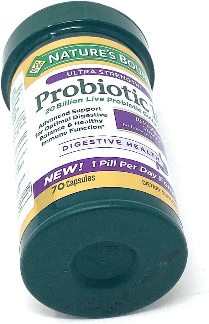 Nature's Bounty Ultra Strength Probiotic 10, 70 Capsules