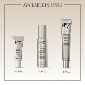 supplement products​No7 Future Renew Damage Reversal Anti Aging Serum for Face - Face Serum for Women with Peptides to Support Skin Repair - Helps Reduce Fine Lines, Wrinkles, JerryCherryUSA