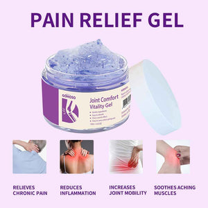 Joint Purple Gel, Cooling Massage Cream with Turmeric for Back, Neck, Joints & Muscles – Hydrating Gel for Active Lifestyles