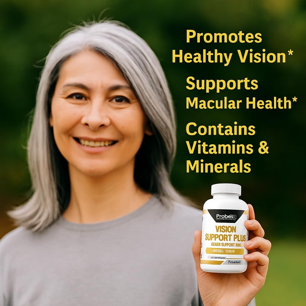 Probase Nutrition Vision Support Plus 60 Capsules 30-Day Supply