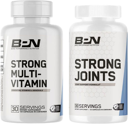 BARE PERFORMANCE NUTRITION BPN Strong Multi-Vitamin & Strong Joints Bundle