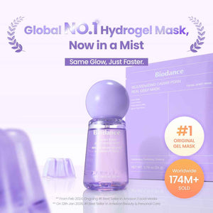 BIODANCE Caviar PDRN Jelly Serum Mist, Hydrating Face Mist, Revitalizing & Radiance Face Spray, Sprayable Hydrogel, Travel Essentials & Self Care Gifts