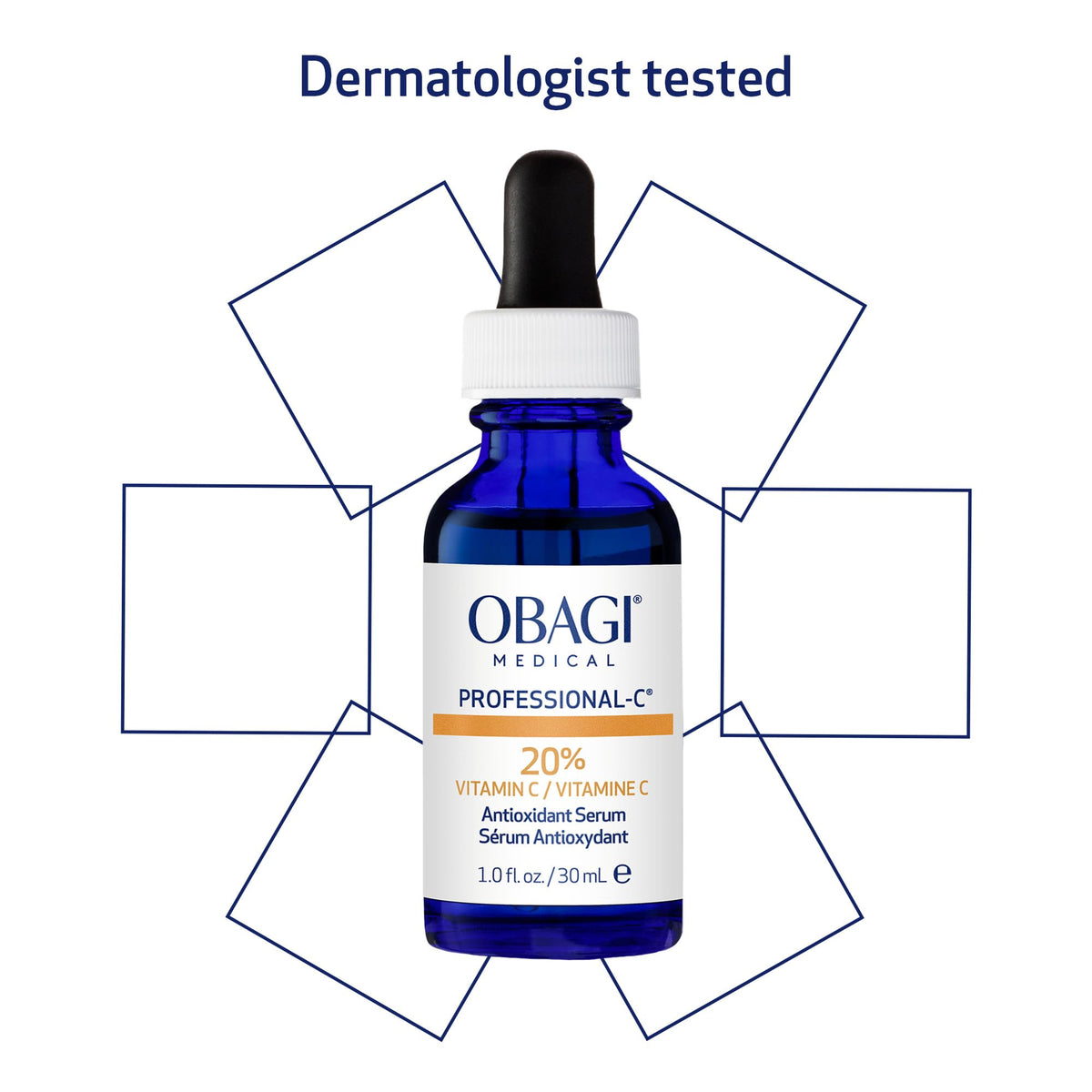 supplement products​Obagi Medical Professional-C 20% Vitamin C Serum - Helps Brighten Skin Tone and Minimize the Appearance of Fine Lines & Wrinkles - 1 oz - JerryCherryUSA