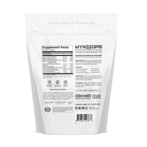 MTN OPS Multi‑V STM On‑the‑Go Daily Multivitamin for Men, Women & Kids – Straight‑to‑Mouth Vitamin C D3 B Zinc Packs – Gluten Free, Natural Flavors, 30 Servings MTN OPSBuy Supplements Australia