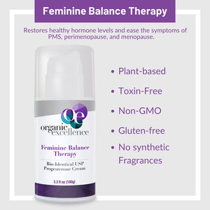 Organic Excellence Feminine Balance Wild Yam & Botanical Cream – Natural Women’s Cream for Everyday Balance – 3.3 fl oz Organic ExcellenceBuy Supplements Australia