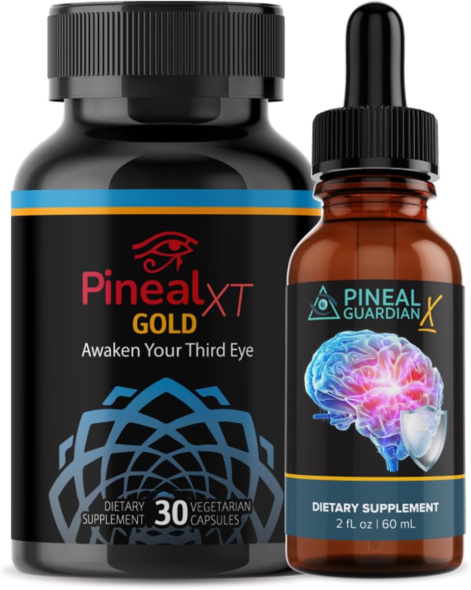 Pineal Gland Supplements - Decalcify & Activate Your Pineal Gland - Brain Supplements for Focus, Memory, and Third Eye Activation