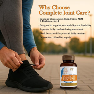 Glucosamine Chondroitin MSM Complete Joint Care Supplement | Glucosamine HCl, Chondroitin, MSM, Boswellia & Ginger | Supports Joint Mobility & Flexibility | 100 Tablets NCB NCB TECHNOLOGYBuy Supplements Australia