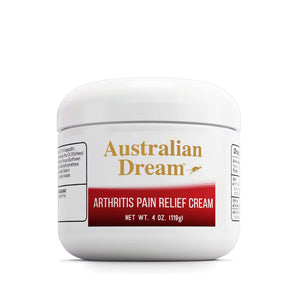 Australian Dream Arthritis Pain Relief Cream - Soothing & Non-Greasy - Powerful Topical Arthritis Pain Relief - Good for Muscle Aches or Joints - 4 oz Jar Australian DreamBuy Supplements Australia