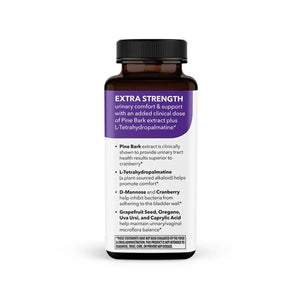 Urinari-X Extra Strength with Enhanced Comfort - Urinary Tract Support - Fast UTI Relief - Vitamin Supplement for Bladder Function - D-Mannose, Cranberry, Pinebark, Uva Ursi & Grapefruit - 90 Capsules LifeSeasonsBuy Supplements Australia