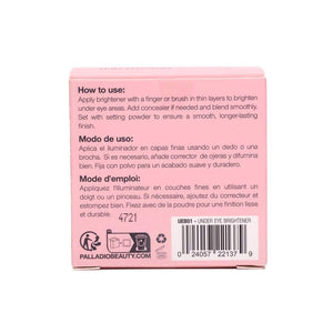 Palladio Under Eye Brightener, Conceal, Brightens, Reduces Appearance of Dark Circles, With Caffeine Peptides & Vitamin E, Tired Skin Color Correcting Brightener & Primer, Light to Medium (Soft Pink) PalladioBuy Supplements Australia