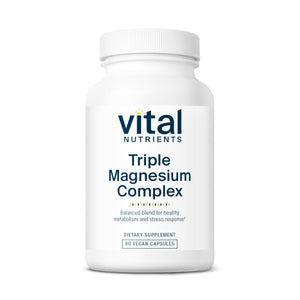 Vital Nutrients Triple Magnesium Complex Supplement | Vegan Magnesium Glycinate, Malate & Oxide 250mg | Easily Absorbed Magnesium Supplement for Stress, Muscle, Heart, Bone Support | 90 Capsules Vital NutrientsBuy Supplements Australia