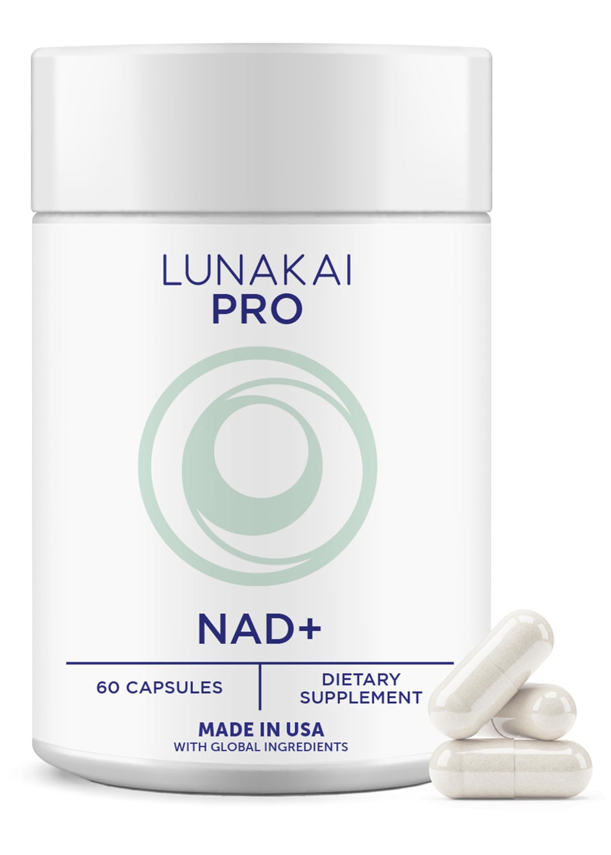 supplement products​Lunakai USA Made Dual-Pathway NAD+ Formula with NR & Resveratrol – Natural NAD Supplement for Women & Men – Healthy Aging 7 - JerryCherryUSA