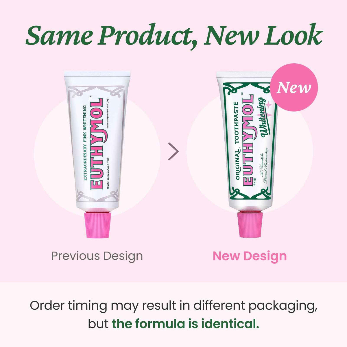 EUTHYMOL Whitening Toothpaste (3.7fl oz) - Stain Removal in 2 Weeks, Long-Lasting Freshness for Sensitive Gum & Teeth. Bad Breath