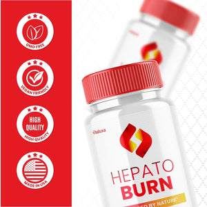 Hepato Burn Capsules - HepatoBurn Supplement Pills Advanced Formula Wait Premium Blend All Natural Loss Support for Men Women, Hepataburn Reviews Maximum Strength Burner Health Wellness (60 Capsules) VitaluxaBuy Supplements Australia