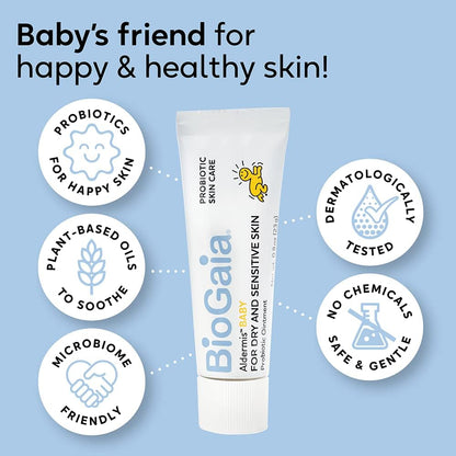 BioGaia Protectis Baby Probiotic Drops + Aldermis Baby Probiotic Ointment Bundle