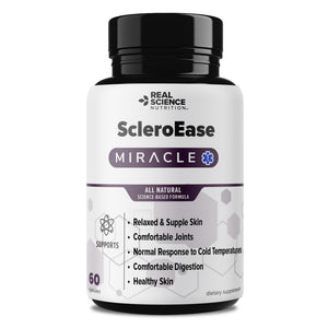 Real Science Nutrition ScleroEase Miracle Offers Relief to sufferers of Scleroderma, Supporting Flexible & Supple Skin, Comfortable Joint Movement, Comfortable Digestion, and Healthy Skin Real Science NutritionBuy Supplements Australia