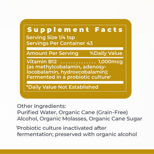 Premier Research Labs B12-ND - Vitamin B12 Liquid, B12 Vitamins, B12 Drops, B-12 Tincture with Methylcobalamin, Adenosylocobalamin, Hydroxcobalamin, 1000 mcg B12 Per Serving - 2 Fl Oz Premier Research LabsBuy Supplements Australia