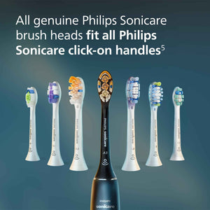 Philips Sonicare A3 All-in-One - Genuine Replacement Electric Toothbrush Heads, White, 4 Pack One Year Supply, HX9094/65