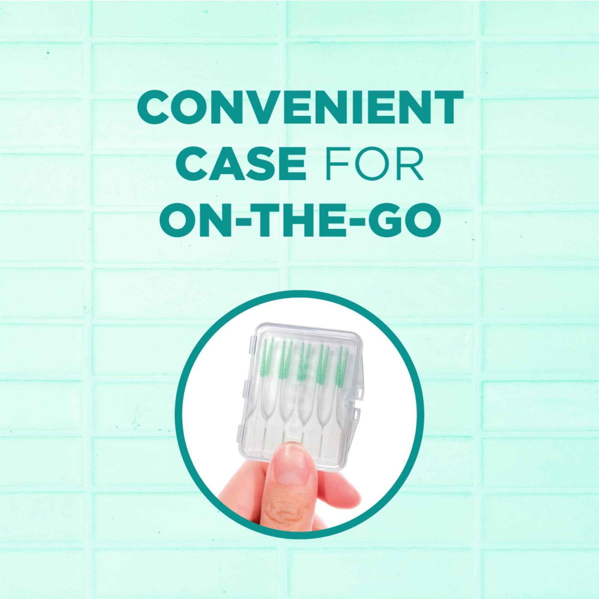 GUM Soft-Picks Original – Easy-to-Use Interdental Picks for Plaque Removal & Gum Health with Convenient Carry Case
