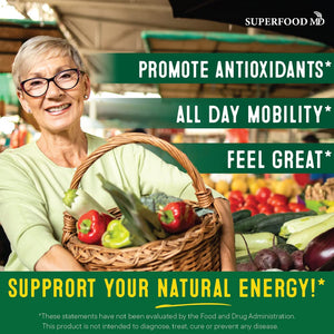 Superfood Fruit and Veggie Supplement - Fruit and Veggie Capsules 100% Whole Super Fruits and Super Vegetables Supplements & Vitamins, with Beta Carotene (720 Count (Pack of 4)) Superfood MDBuy Supplements Australia