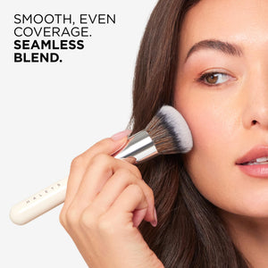 Haleys Beauty Kabuki Foundation Brush For Applying Powder, Foundation, Bronzer, Blush, and Mineral Make up, Soft Bristles, Seamless Blending, Makeup Brushes Essential, Vegan & Cruelty Free HALEYSBuy Supplements Australia