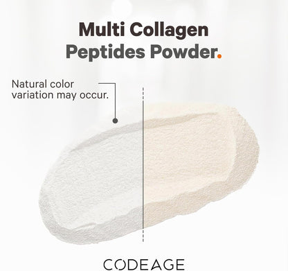 Codeage Multi Collagen Protein Powder Peptides, Hydrolyzed Collagen for Women & Men, Collagen Supplements, Grass Fed Bone Broth, 2-Month Supply, Unflavored, Type 1, 2, 3, 5 & 10, Non-GMO - 20 OZ