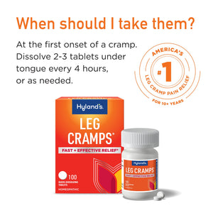 Hyland's, Leg Cramps, 100 Tablets (2 Pack) Hyland'sBuy Supplements Australia