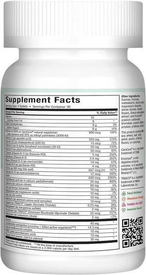 Maxi Health Chewable Multivitamin for Kids, Teens and Adults - Cherry Chewable Vitamins for Adults & Children Maxi Health