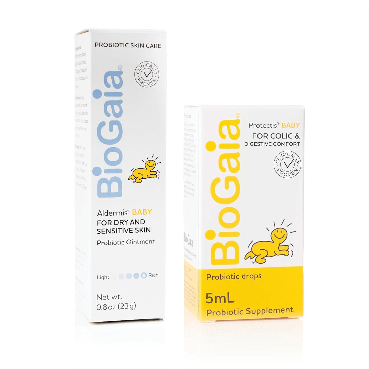 BioGaia Protectis Baby Probiotic Drops + Aldermis Baby Probiotic Ointment Bundle