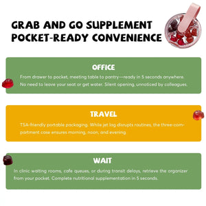 Women's Multivitamin Gummy Pack, 3 Support for Hair Skin Nails Sleep Daily Health, Vitamins A, D, C, E, Biotin, Ashwagandha SUNGIVEN